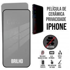Película Cerâmica Privacidade Brilho iPhone