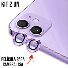 Película de Câmera Lisa iPhone 11/12/12 Mini - Lilás