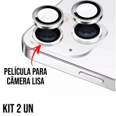 Película de Câmera Lisa iPhone 13/13 Mini - Prata