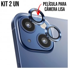 Película de Câmera Lisa iPhone 13/13 Mini - Azul