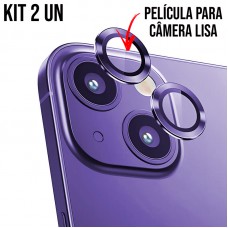 Película de Câmera Lisa iPhone 13/13 Mini - Roxa