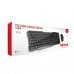 Kit Teclado + Mouse sem Fio K-W10BK C3 Tech - Preto