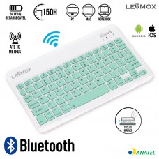 Teclado Bluetooth LEY-176C Lehmox - Verde