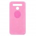 Capa para LG K61 - Glitter New com PopSocket Rosa