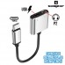 Cabo Adaptador Tipo C x Fone e Carregamento SX-ZJ7 Sumexr - Vermelho