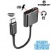Cabo Adaptador Tipo C x Fone e Carregamento SX-ZJ7 Sumexr - Vermelho