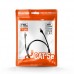 Cabo de Rede Cat5E 2,5m PC-ETHU25BK Plus Cable - Preto
