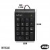 Teclado Numérico com Fio USB BK-N30 Exbom