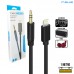 Cabo Adaptador P2 x Lightning 1m LE-0159 It Blue - Branco