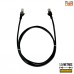 Cabo de Rede Cat6 1,5m PC-ETH6U15BK Plus Cable - Preto