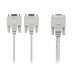 Cabo Duplicador VGA 30cm XC-VGA-M-2VGA-F X-Cell