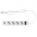 Extensão Elétrica 4 Tomadas + 2 USB 1m EPE 204 USB Intelbras - Branco