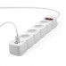 Extensão Elétrica 4 Tomadas + 2 USB 3m EPE 204 USB+ Intelbras - Branco