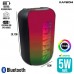 Caixa de Som Bluetooth 5W RGB KA-8930 Kapbom - Preta