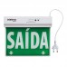Placa de Sinalização Face Única Saída PSA 125 Intelbras