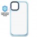 Capa iPhone 11 Pro Max - Clear Case Azul Turquesa