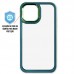 Capa iPhone 14 Pro Max - Clear Case Verde