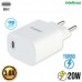 Carregador Tipo C PD Turbo 20W EC 10 POWER Intelbras - Branco