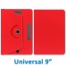 Capa Universal Giratória Tablet 9" Polegadas - Vermelha