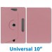 Capa Universal Giratória Tablet 10" Polegadas - Rosê