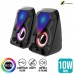 Caixa de Som 10W Gamer RGB XC-CM-19 X-Cell - Preto