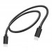Kit Carregador Turbo 50W Tipo C + USB + Cabo Tipo C 1m Motorola Original - Preto