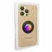 Capa iPhone 14 Pro - Vidro Metallic Magsafe Champain Gold