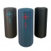 Caixa de Som Bluetooth RGB K450X Kimaster - Azul Vermelho