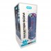 Caixa de Som Bluetooth RGB K450X Kimaster - Azul Vermelho