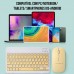 Kit Teclado + Mouse sem Fio Tom Pastel XC-CB-06 X-Cell - Amarelo