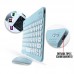 Kit Teclado + Mouse sem Fio Tom Pastel HK8880 Xtrad - Azul