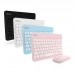 Kit Teclado + Mouse sem Fio Tom Pastel HK8880 Xtrad - Azul