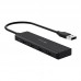 Hub USB 2.0 com 4 USB HU-230BK C3 Tech