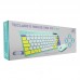 Kit Teclado + Mouse sem Fio K-W71GN C3 Tech - Verde