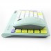 Kit Teclado + Mouse sem Fio K-W71GN C3 Tech - Verde