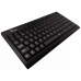 Mini Teclado com Fio Multimídia USB KP-2013 KNUP - Preto