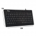 Mini Teclado com Fio Multimídia USB KP-2013 KNUP - Preto