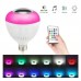 Caixa de Som Lâmpada LED RGB Bluetooth LEY-1733 Lehmox - Rosa