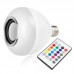 Caixa de Som Lâmpada LED RGB Bluetooth LEY-1733 Lehmox - Rosa