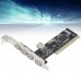 Placa PCI USB 2.0 4+1 Portas KP-PL-912 Knup