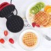 Máquina de Waffle Grill Panqueca Elétrica Prática ST-257 Starmega - Vermelha