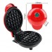 Máquina de Waffle Grill Panqueca Elétrica Prática ST-257 Starmega - Vermelha