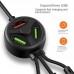 Cabo de Dados USB 6x1 Lightning TipoC V8 1.2m XC-CD-131 X-Cell - Preto