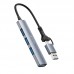 Hub Tipo C 3.0 com 4 Portas HU-C500GY C3 Tech