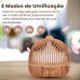 Difusor Umidificador 500ml LED XC-UM-06 X-Cell - Madeira Clara