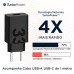 Kit Carregador 1 USB Turbo 33W + Cabo Tipo C 1m Motorola Original - Preto