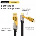 Cabo Flat 4x1 PD 65W 1,2 XC-CD-130 X-Cell