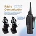Kit Par 2 Radio Walk Talk Comunicador 16 Canais BF-777S Lehmox