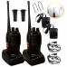 Kit Par 2 Radio Walk Talk Comunicador 16 Canais BF-777S Lehmox