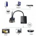 Cabo Adaptador HDMI Fêmea x VGA + Cabo P2